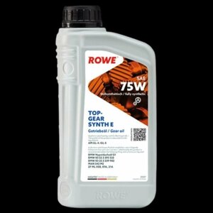 ROWE 25027-0010-99 трансмиссионное масло hightec topgear SYNTH E SAE 75W 1л