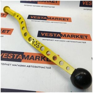 Ручка КПП удлиненная ВАЗ 2101-07 RDS желтая
