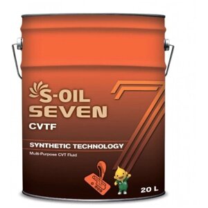 S-OIL SEVEN Трансмиссионное масло CVTF 20L синтетика E107818