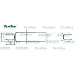 SENSEN 11120129 Амортизатор зад. масло Peugeot 605 / 607