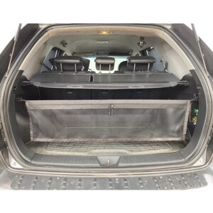 Сетка-карман AvtoPoryadok в багажник автомобиля, 105 см на 28 см черная.
