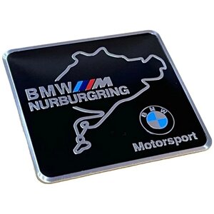 Шильдик BMW M / Nurburgring / БМВ Размеры: 60x55 мм.