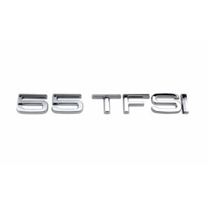 Шильдик на багажник для Audi 55 TFSI хром