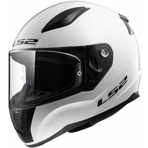 Шлем LS2 FF353 RAPID single MONO gloss white (XXL, gloss white)