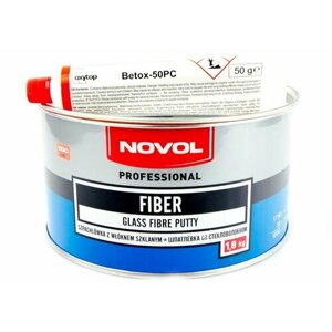 Шпатлевка FIBER со стекловолокном (glass) 1.8 кг. Novol