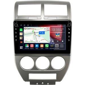 Штатная магнитола Canbox H-Line 7826-10-328 Jeep Compass, Liberty (Patriot) (2006-2010) Android 10 (4G-SIM, 4/32, DSP, QLed) С крутилками