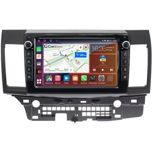 Штатная магнитола Mitsubishi Lancer X 2007-2018 авто без Rockford Canbox H-Line 7828-1021 Android 10 (4G-SIM, 6/128, DSP, QLed) С крутилками