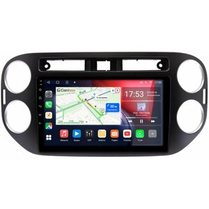 Штатная магнитола Volkswagen Tiguan 2011-2016 Canbox L-Line 4296-9-1042 на Android 10 (4G-SIM, 6/128, TS18, DSP, QLed)