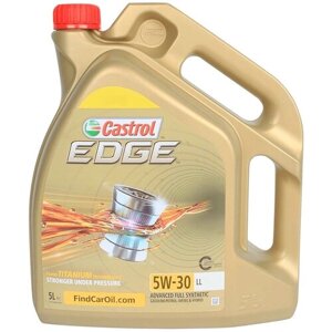 Синтетическое моторное масло Castrol Edge 5W-30 LL, 5 л, 1 шт.