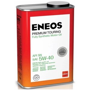 Синтетическое моторное масло ENEOS Premium Touring SN 5W-40, 1 л, 1 шт.