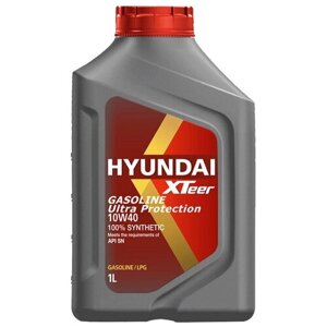 Синтетическое моторное масло HYUNDAI XTeer Gasoline Ultra Protection 10W-40, 1 л, 1 шт.