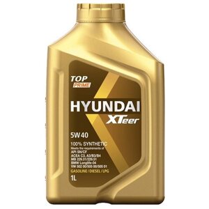 Синтетическое моторное масло HYUNDAI XTeer Top Prime 5W-40, 1 л