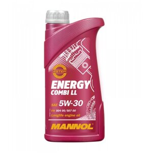 Синтетическое моторное масло MANNOL Energy Combi LL 5w-30 синт 1л.
