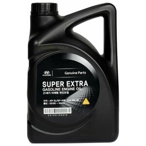 Синтетическое моторное масло MOBIS Super Extra Gasoline 5W-30, 4 л, 1 шт.