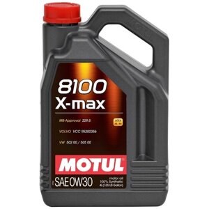 Синтетическое моторное масло Motul 8100 X-max 0W30, 4 л, 1 шт.