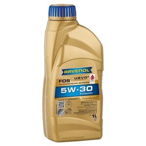 Синтетическое моторное масло RAVENOL FDS SAE 5W-30, 1 л, 1 шт.