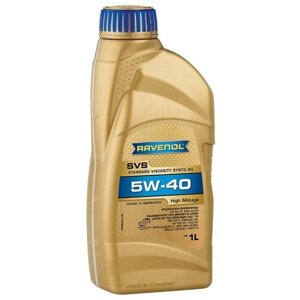 Синтетическое моторное масло RAVENOL SVS Standard Viscosity Synto Oil SAE 5W-40, 1 л