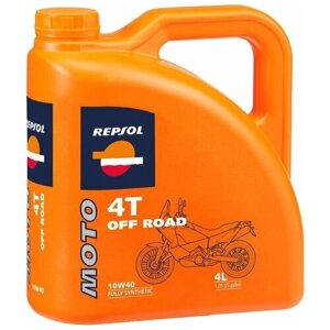 Синтетическое моторное масло Repsol Moto Off Road 4T 10W40, 4 л