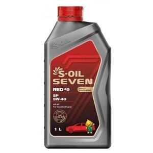 Синтетическое моторное масло S-OIL SEVEN RED #9 SP 5W-40, 1 л, 1 шт.
