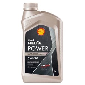 Синтетическое моторное масло SHELL Helix Power 5W-30, 1 л