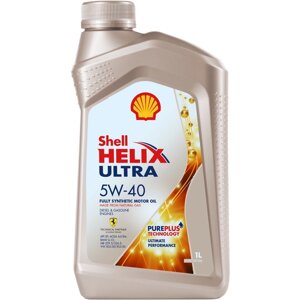 Синтетическое моторное масло SHELL Helix Ultra 5W-40 SP, 1 л, 1 шт.