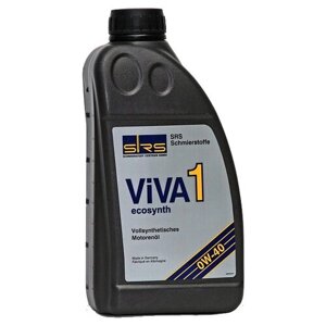 Синтетическое моторное масло SRS VIVA 1 Ecosynth 0W40, 1 л