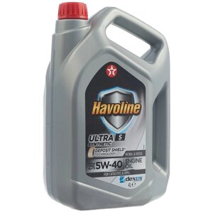 Синтетическое моторное масло TEXACO Havoline Ultra S 5W-40, 4 л