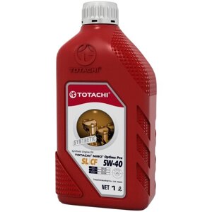 Синтетическое моторное масло totachi NIRO optima PRO synthetic SL/CF 5W-40, 1 л, 1 шт.