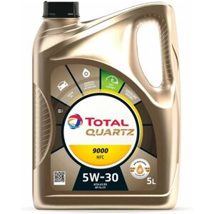 Синтетическое моторное масло TOTAL Quartz 9000 NFC 5W-30, 5 л, 1 шт.