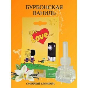 Сменный элемент ароматизатора на дефлектор Contact LOVE IS SLIM с ароматом "Бурбонская Ваниль"