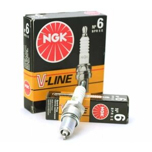 Свеча зажигания NGK V-line №6 ваз-2101/08 BPR5e, 7281