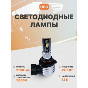 Светодиодная автомобильная лампа AMP PRO HB3 led в фары