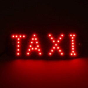 Светодиодный знак такси 12 В, 196,3 см, прикуриватель, зеленый/красный 9750293
