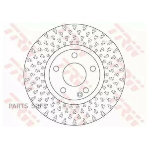 Тормозной диск TRW / арт. DF6501 -1 шт)