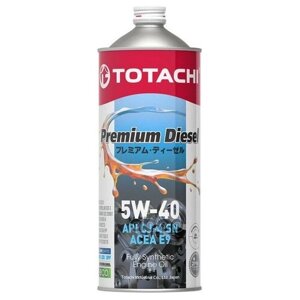TOTACHI Масло Моторное Totachi Premium Diesel Fully Synthetic Cj-4/Sm 5w-40 1л (4562374690738) 11701