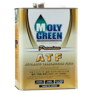 Трансмиссионное масло Moly Green Premium ATF, 4л