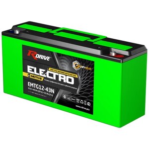 Тяговый аккумулятор RDrive ELECTRO Motive EMTG12-43N