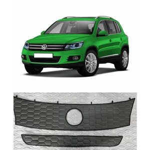 Утеплитель радиатора для Volkswagen Tiguan 2011-2017 Комплект Дизайн Соты