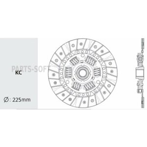 VALEO PHC MZ14 MZ-14_диск сцепления! mazda 626 GD 1.8-2.0D 87>323 1.6 85>91/929 2.0