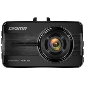 Видеорегистратор DIGMA FreeDrive 207 NIGHT FHD, черный