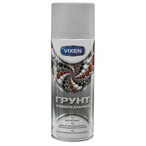 Vixen Грунт универсальный, акриловый VIXEN серый, аэрозоль, 520 мл