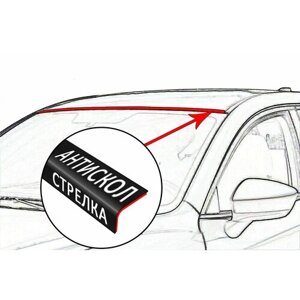 Защита от сколов и ржавчины для BMW X1. Антискол "Стрелка"