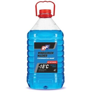 Жидкость для стеклоомывателя RUSEFF Зимний -18°С, 4 л, 1 шт.