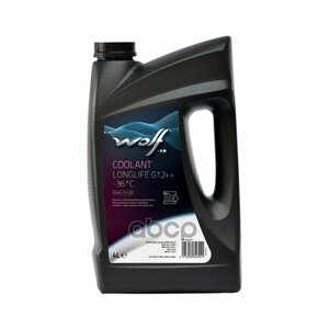 Жидкость охлаждающая coolant -36°C longlife G12 4L WOLF 1048157