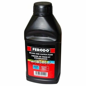 Жидкость тормозная dot 4, 0.5л Ferodo FBX050