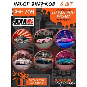 Значки на рюкзак JDM дрифт