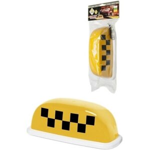 Знак "такси"Шашечки"главдор"Special" с подсв, 4 магн, 25х10х12 см, желтый, 12В