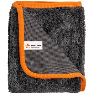 AIRLINE abdn007 салфетка из микрофибры для мытья и удаления влаги серая (4060 см) (abdn007)