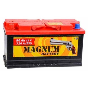 Аккумулятор автомобильный Magnum 90 А/ч 700 A прям. пол. Росс. авто (353х175х190)