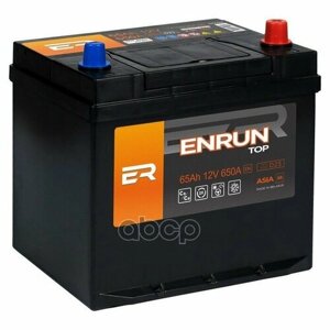 Аккумулятор Enrun Jis Top 65 А/Ч Обратная R+ 230X179x225 En650 А ENRUN арт. EPA650